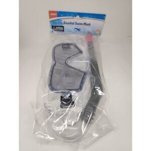 Swimgear - ADULT - Gray Snorkel Swim Mask - Adjustable w PC Lens - Ages 14+ NEW